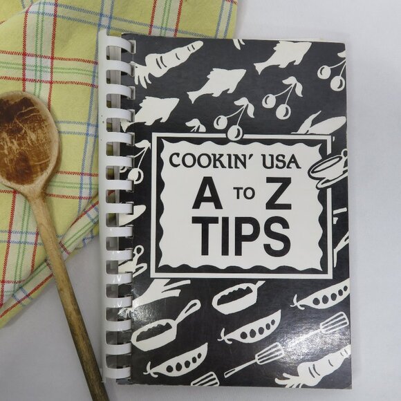 Cookin' USA A to Z Tips 1993Television Cook Show Nashville Tennessee Merle Ellis - Picture 1 of 10